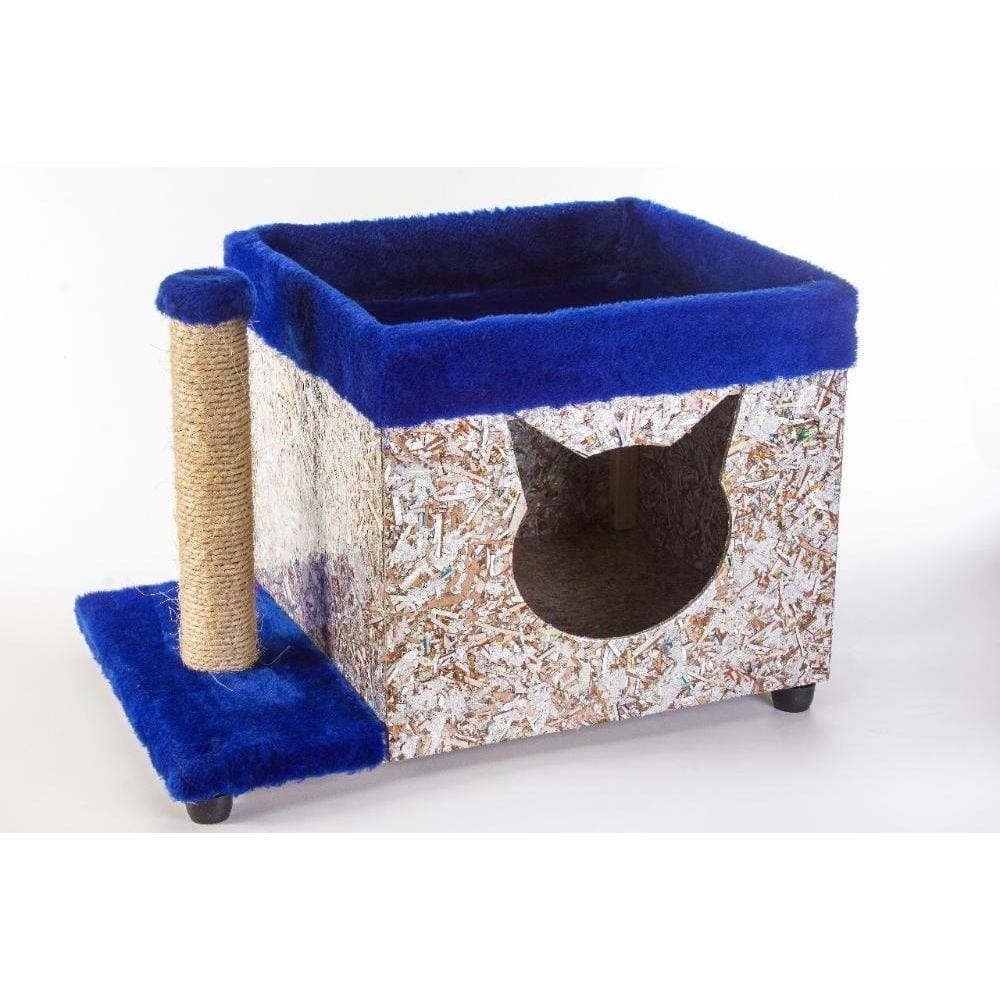 Casa Casinha Cama Gato Com Poste Arranhador Luxo