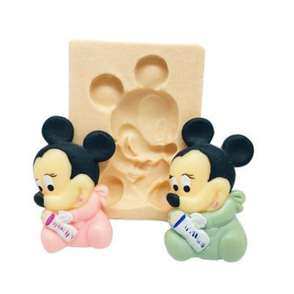 Molde De Silicone Mickey/ Minnie Baby
