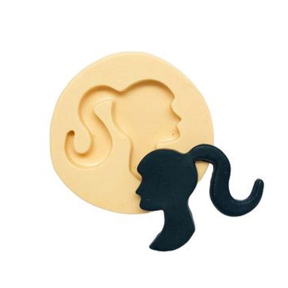 Molde De Silicone Silhueta Barbie, Sombra