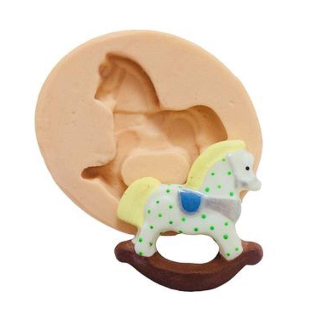 Molde De Silicone Cavalinho De Balanço