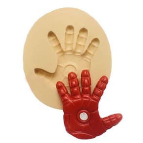 Molde De Silicone Mão Homem De Ferro