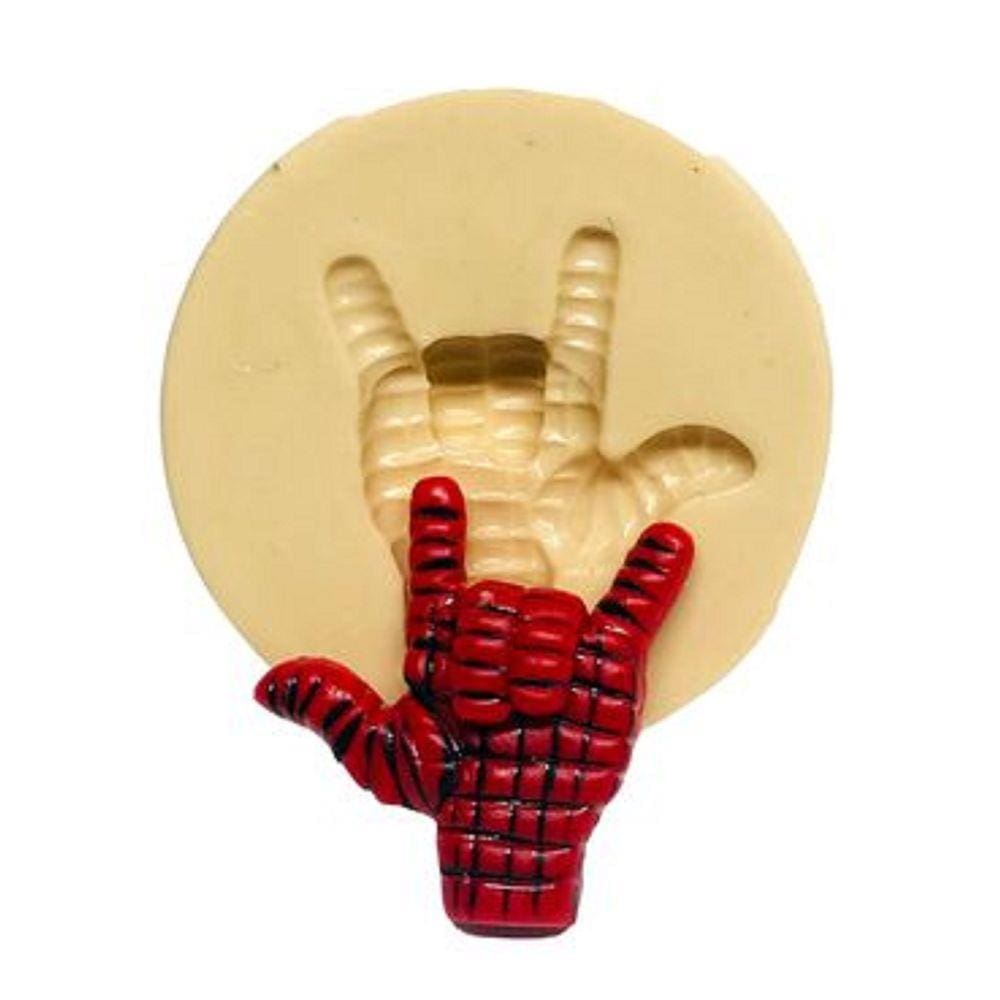 Molde De Silicone Homem Aranha, Mão