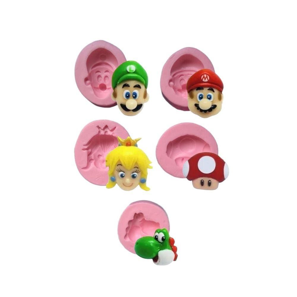 Molde De Silicone Kit Mario Bros