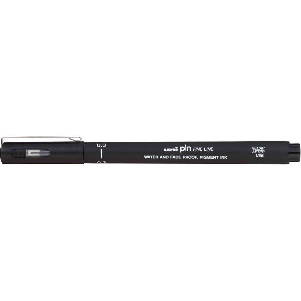 Caneta Uni-Ball Mitsubishi Uni Pin 0,3Mm Preta Unidade