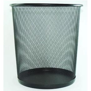 Cesto De Lixo Lixeira Aramado Escritório 13 Litros - Preto