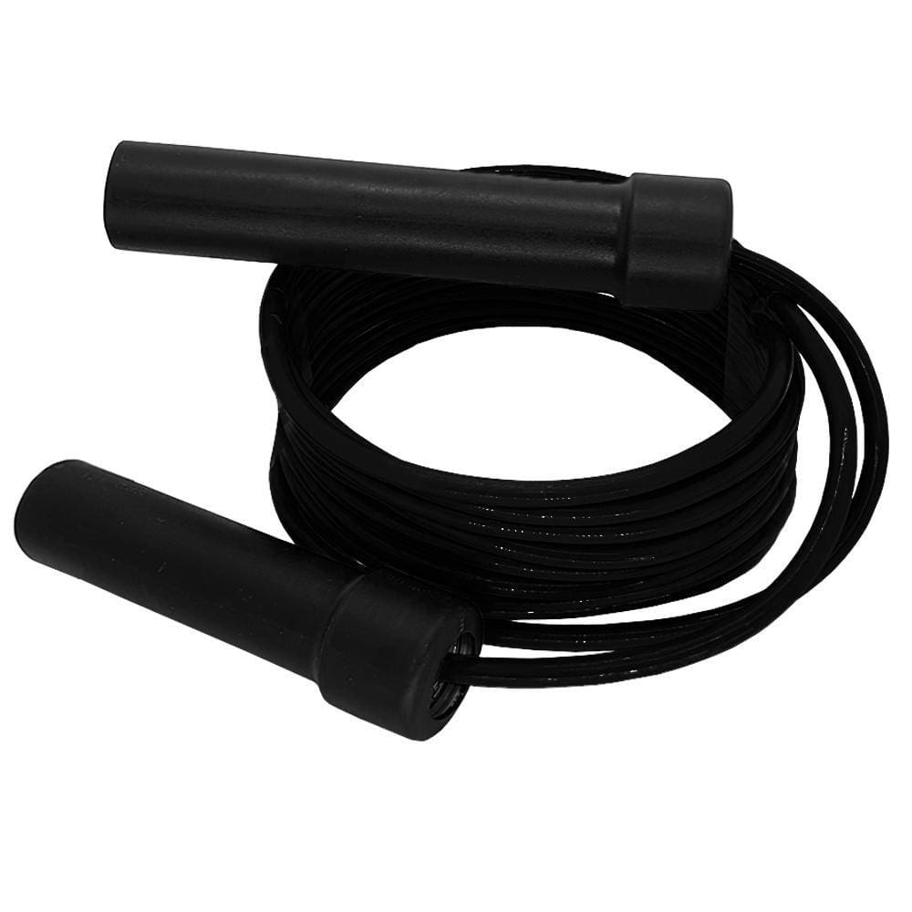 Corda Speed Crossfit Spank Ajustável Com Rolamento - Preto