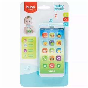 Celular Musical Baby Phone Azul +12 Meses Buba