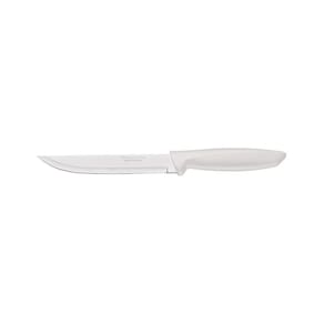 Faca para Cozinha Tramontina Plenus com Lâmina em Aço Inox e Cabo de Polipropileno Off White 6" Tramontina