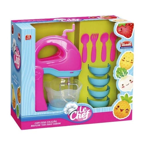 imagem-Batedeira Infantil Com Acessórios Le Chef Usual Brinquedos