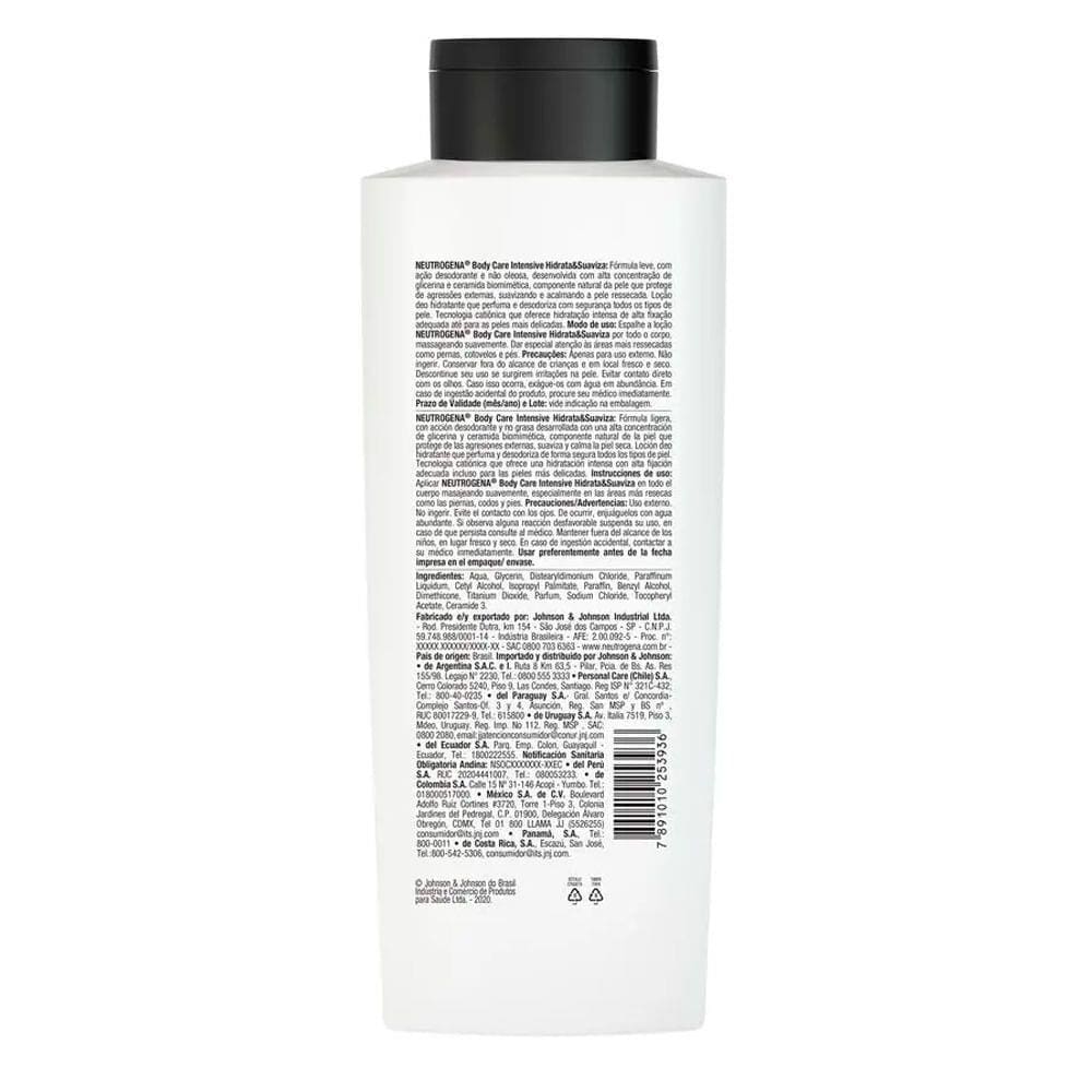 Loção Hidratante Neutrogena Hidrata E Suaviza 400ml