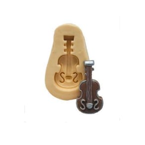 Molde De Silicone Violino, Instrumento Musical
