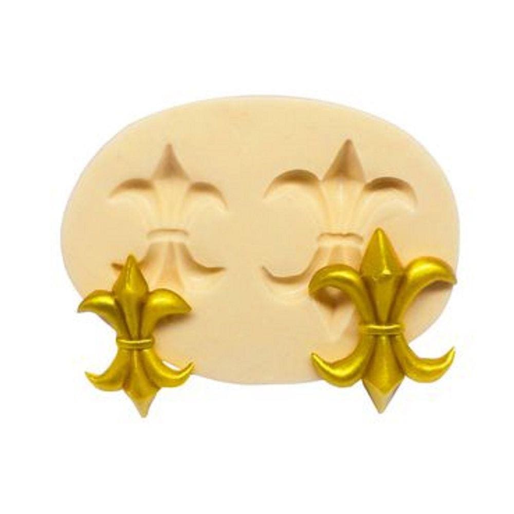 Molde De Silicone Flor De Lis