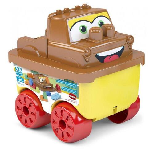 imagem-Brinquedo Educativo Bloco Racer Resgate 25 Pcs Dismat MK379