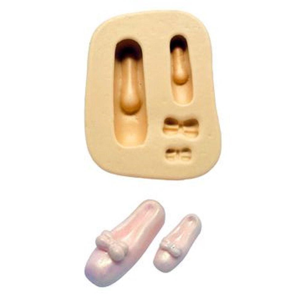 Molde De Silicone Ballet, Sapatilhas