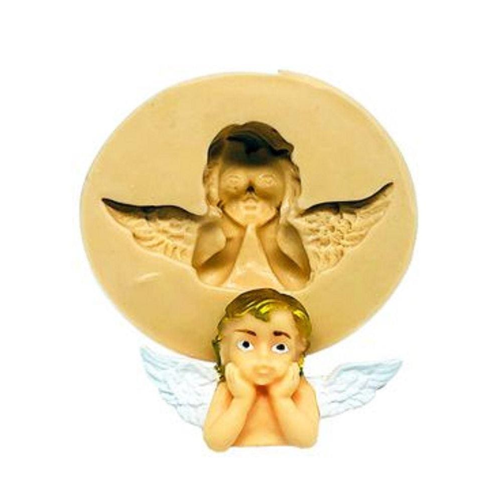 Molde De Silicone Anjo