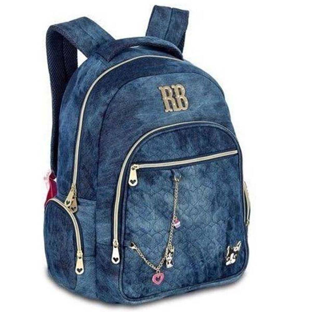 Mochila jeans feminina | Casas Bahia