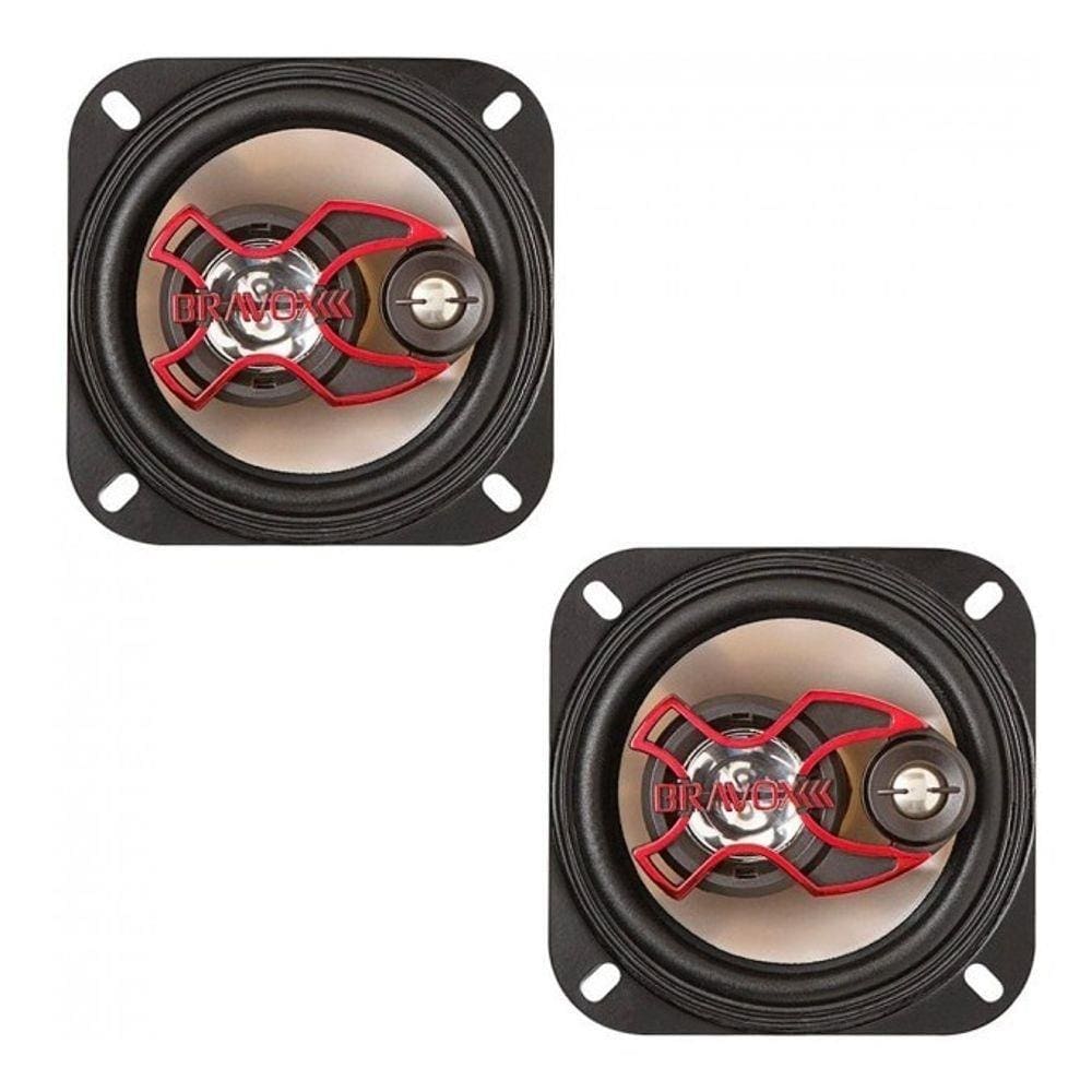 Par De Auto Falantes De 4 Polegadas Bravox B3x40x 160w