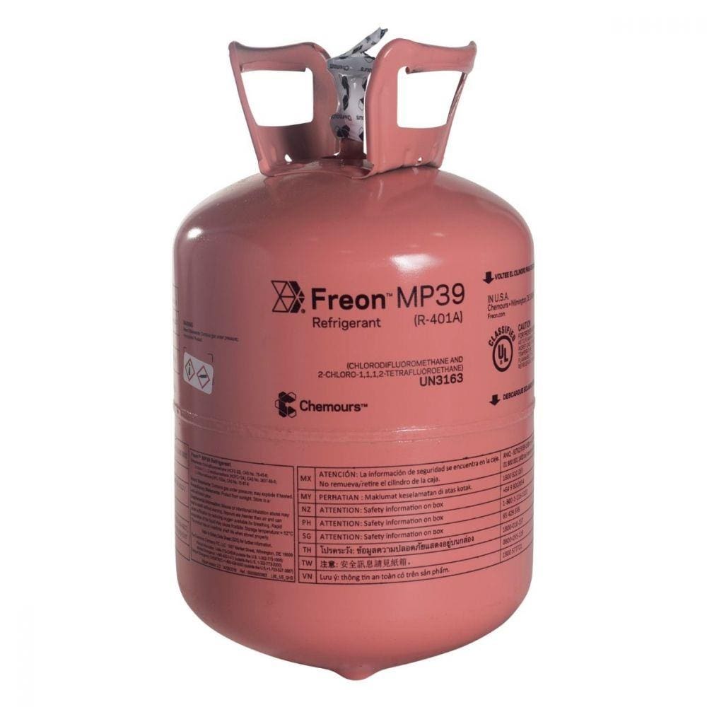 Fluído Gás Refrigerante Chemours MP39 R401A 13,62kg ONU3163