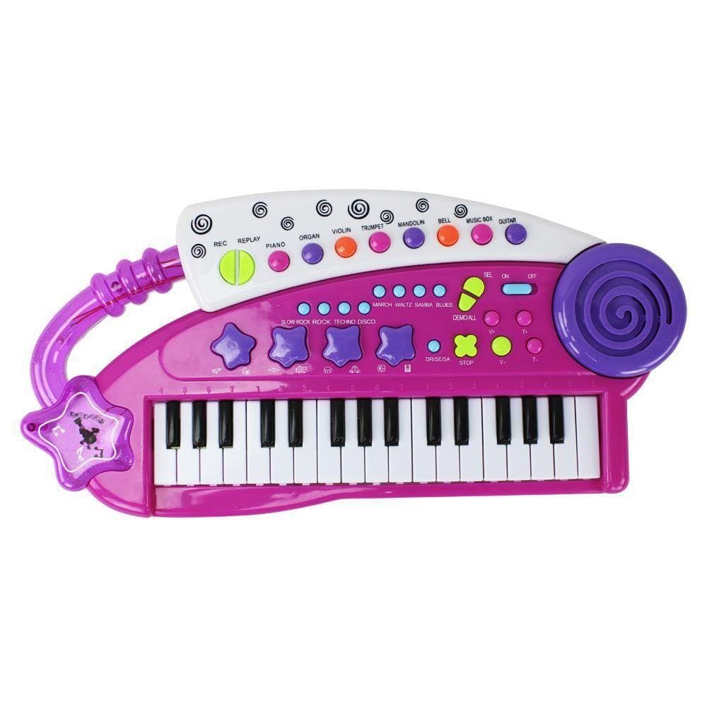 Brinquedo Teclado Musical Single Star - Bbr Toys