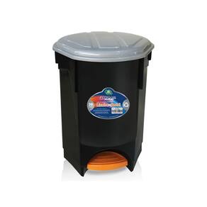 Lixeira De Chão Com Pedal 30 Litros Multiuso Preta Arqplast