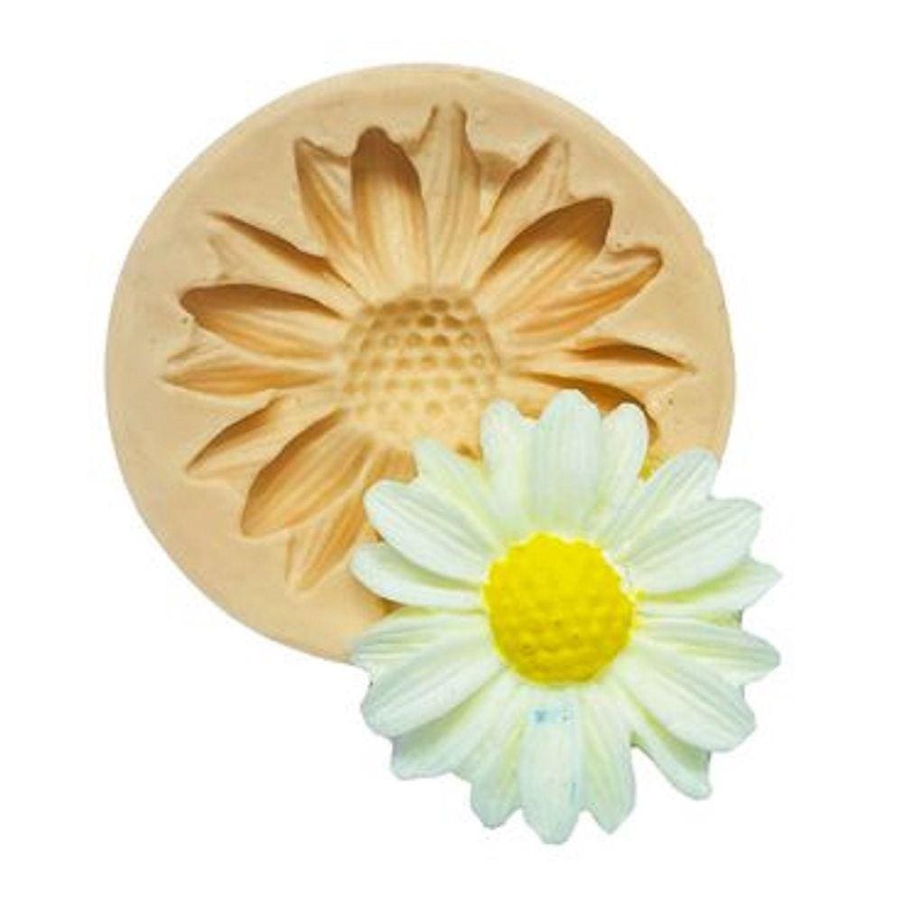 Molde De Silicone Flor, Margarida, Resina, Confeitaria, Biscuit Molds Planet