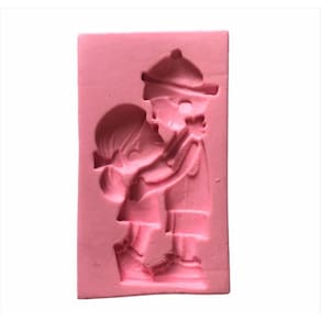 Molde De Silicone Namorados, Casal, Resina, Confeitaria, Biscuit Molds Planet