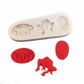 Molde De Silicone Homem Aranha Herói, Resina, Confeitaria, Biscuit Molds Planet