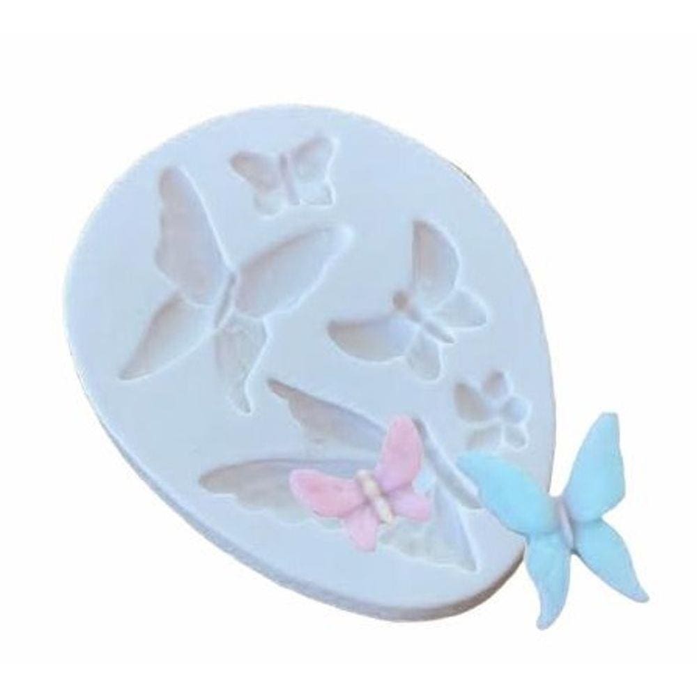 Molde De Silicone Borboletas, Resina, Confeitaria, Biscuit Molds Planet