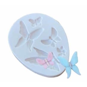 Molde De Silicone Borboletas, Resina, Confeitaria, Biscuit Molds Planet