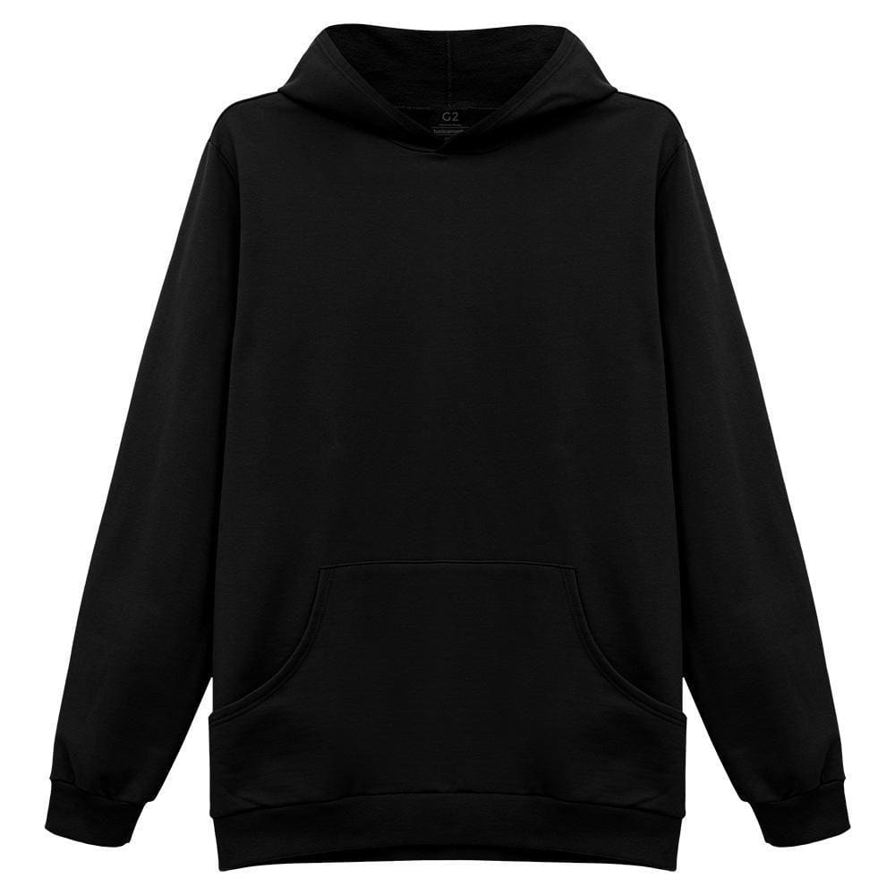 black merino moletom com capuz