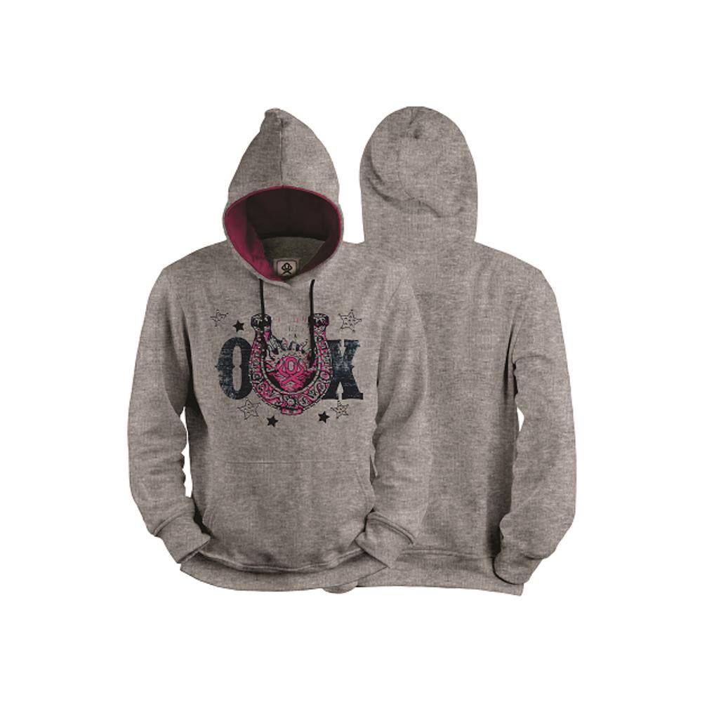 black moletom com capuz with horns