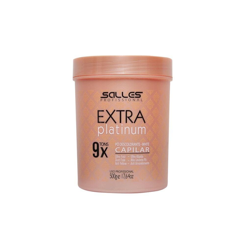 Pó Descolorante Extra Platinum Branco Salles 500g