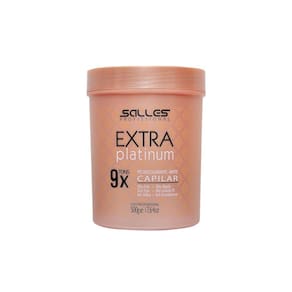 Pó Descolorante Extra Platinum Branco Salles 500g