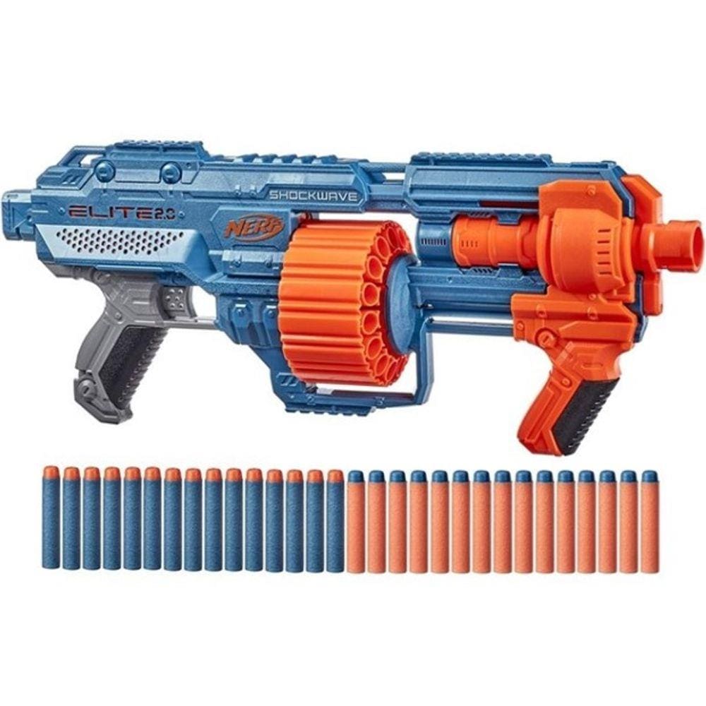 Lançador de Dardos Nerf Elite 2.0 Commander RD-6 E9486 Hasbro - Faz a Boa!