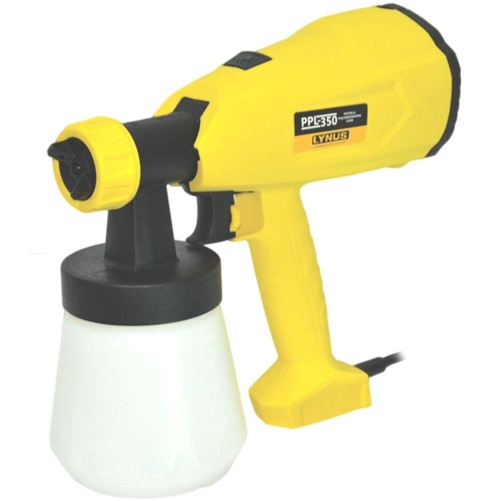 Pistola Pulverizador P/Pintura 350W - 700Ml 110V/220V Lynus Ppl-350