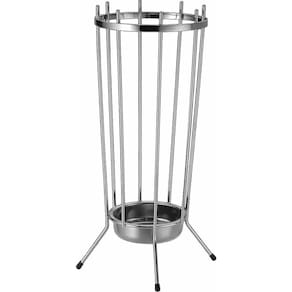 Suporte Luxo Organização Porta Guarda Chuvas Em Aço Cromado
