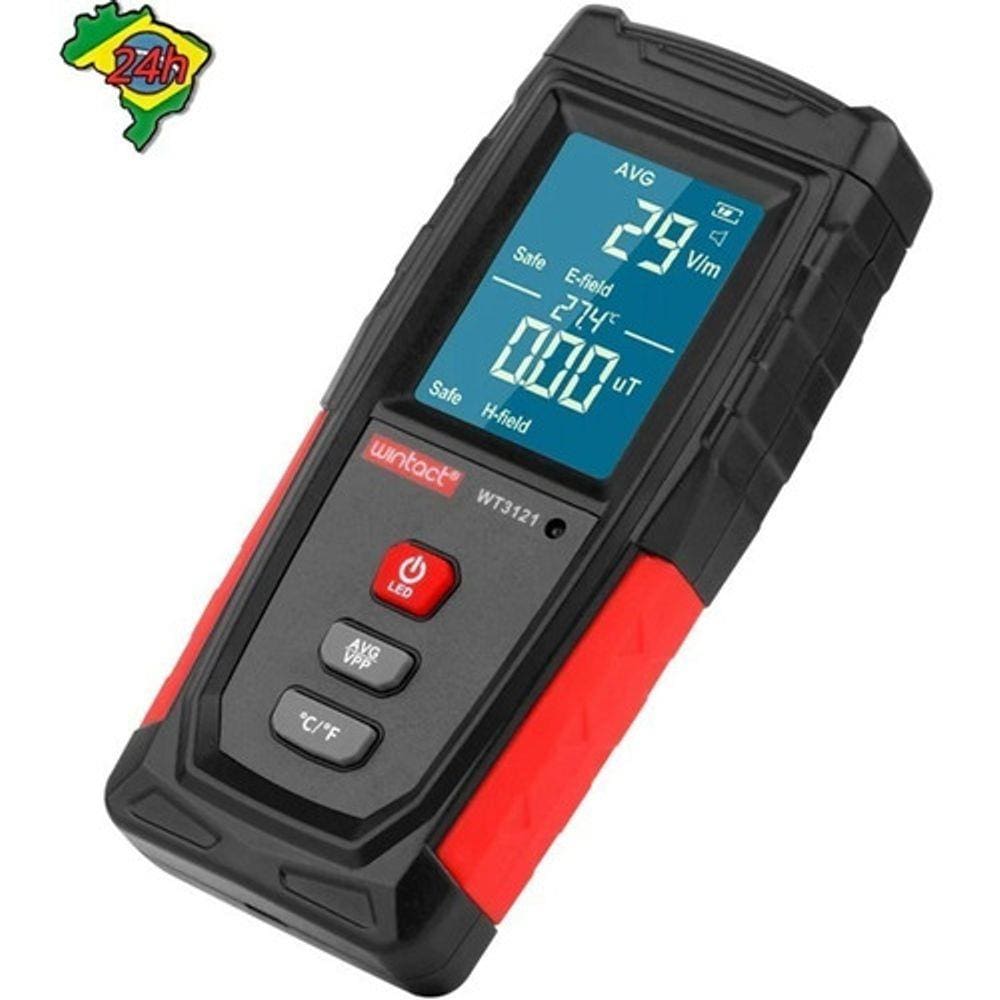 Medidor Detector Radiação Dosímetro Portátil Usb Digital Lcd