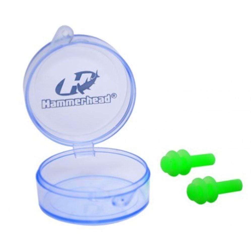 Protetor de Ouvido Hammerhead Silicone Ear Plugs II - Verde