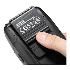 Barbeador Elétrico Shaver Sem Fio Kemei 2 Lâminas Km-1102