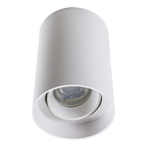 Spot Sobrepor Branco Redondo P/ Lâmpada Dicroica Gu10 Mr16 St2104