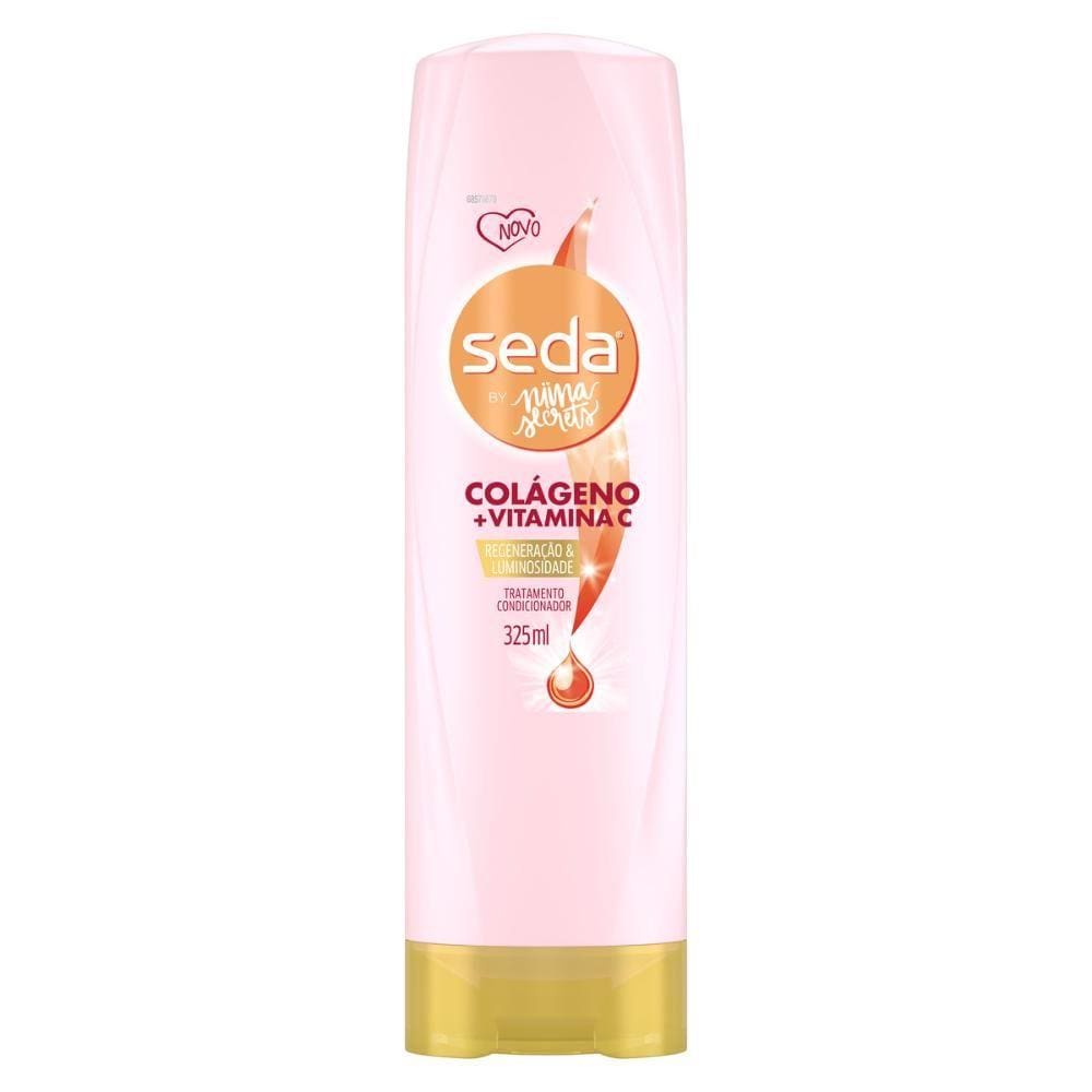 Condicionador Seda Colágeno e Vitamina C by Niina Secrets Frasco 325ml