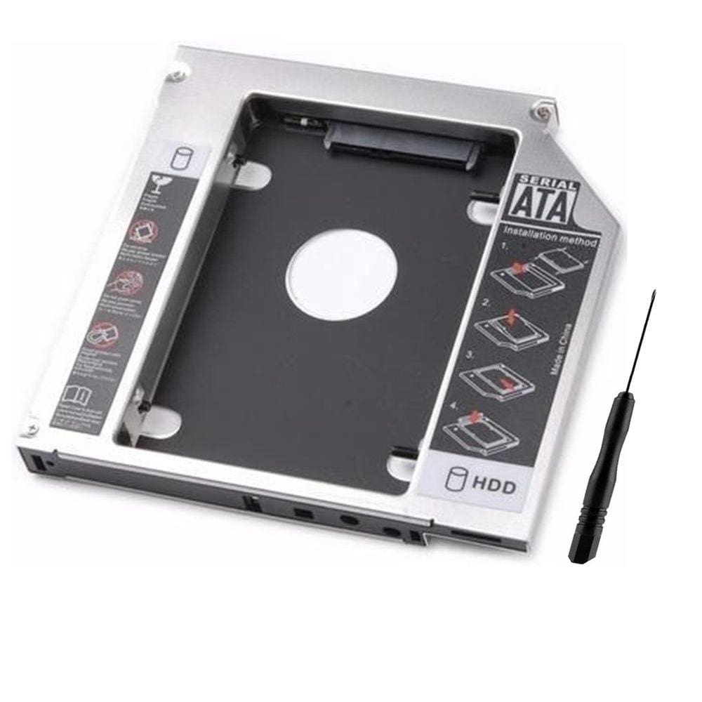 Adaptador DVD para SSD HD Sata Notebook Drive Caddy 9.5mm