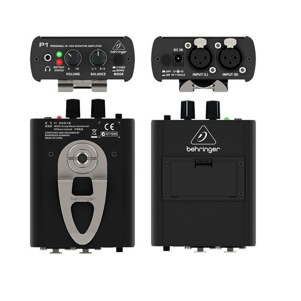 Amplificador de Fone In Ear Monitor Powerplay P1 Behringer