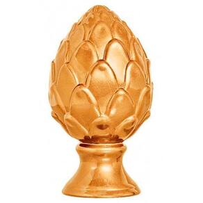 Pinha Decorativa Encanto Elegance Em Cerâmica Dourada