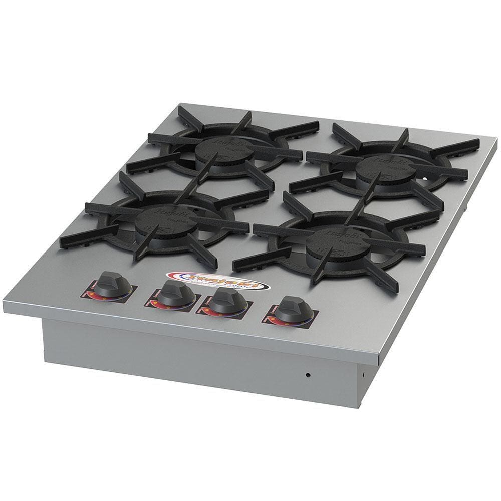Fogão 4 Bocas de Embutir Baixa Pressão 4QS Maior Inox SL13035-I Itajobi