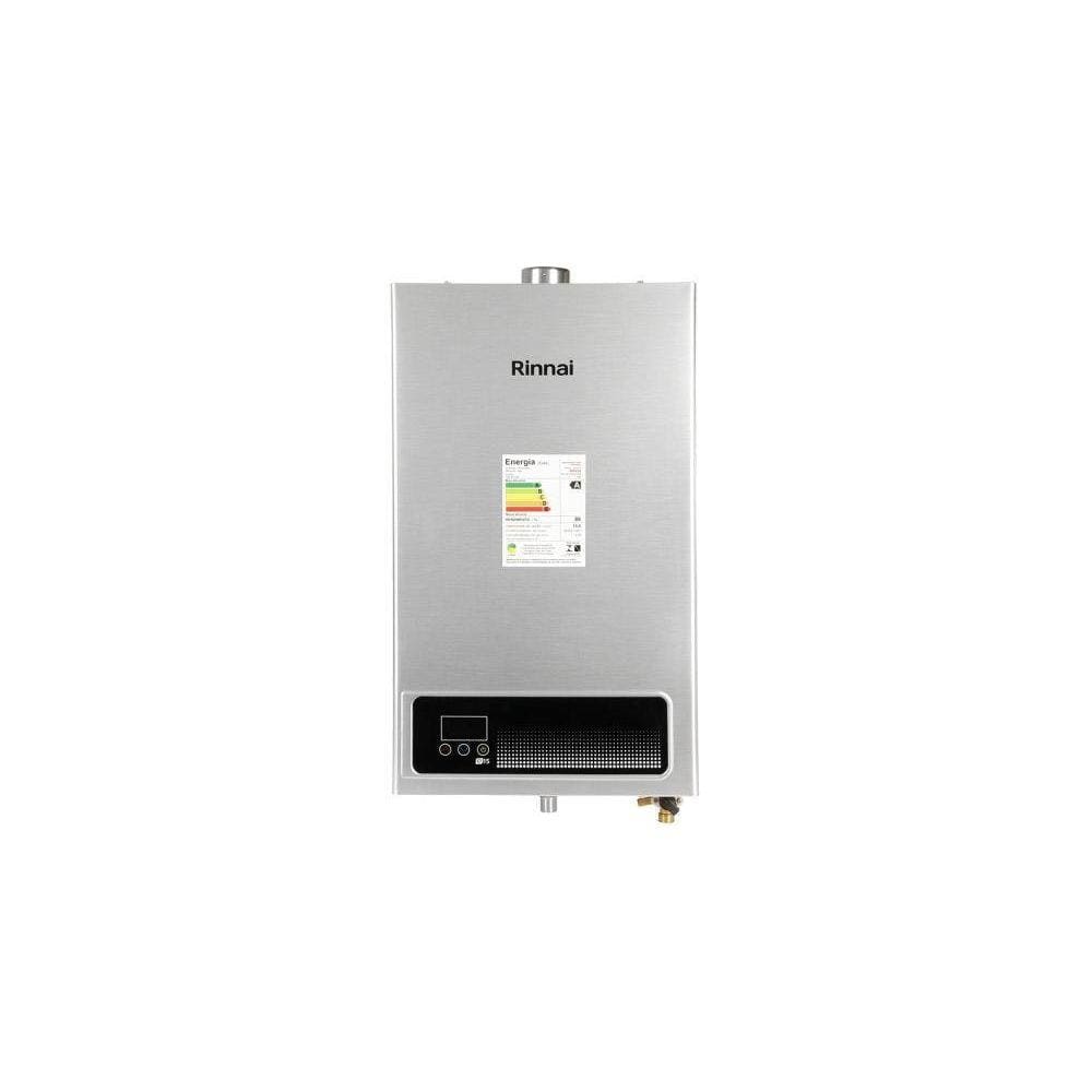 Aquecedor A Gás Digital Reu-E150 Feh (E15) 15 Litros Prata