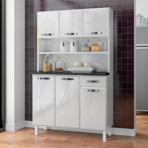 Armário de Cozinha de Aço Kit Triplo Telasul Rubi Smart Branco é boa?