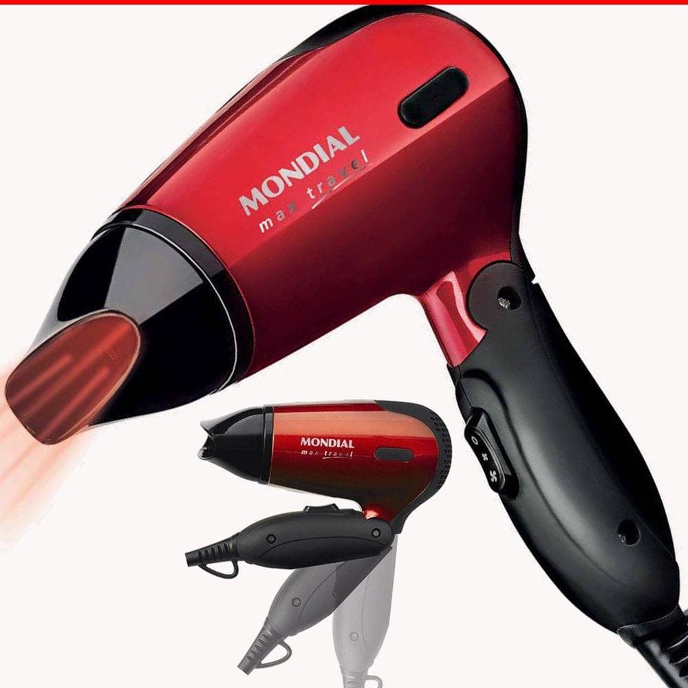 Secador Bolsa Viagem MAXIS Travel Mondial 1200w Dobrável SC-10