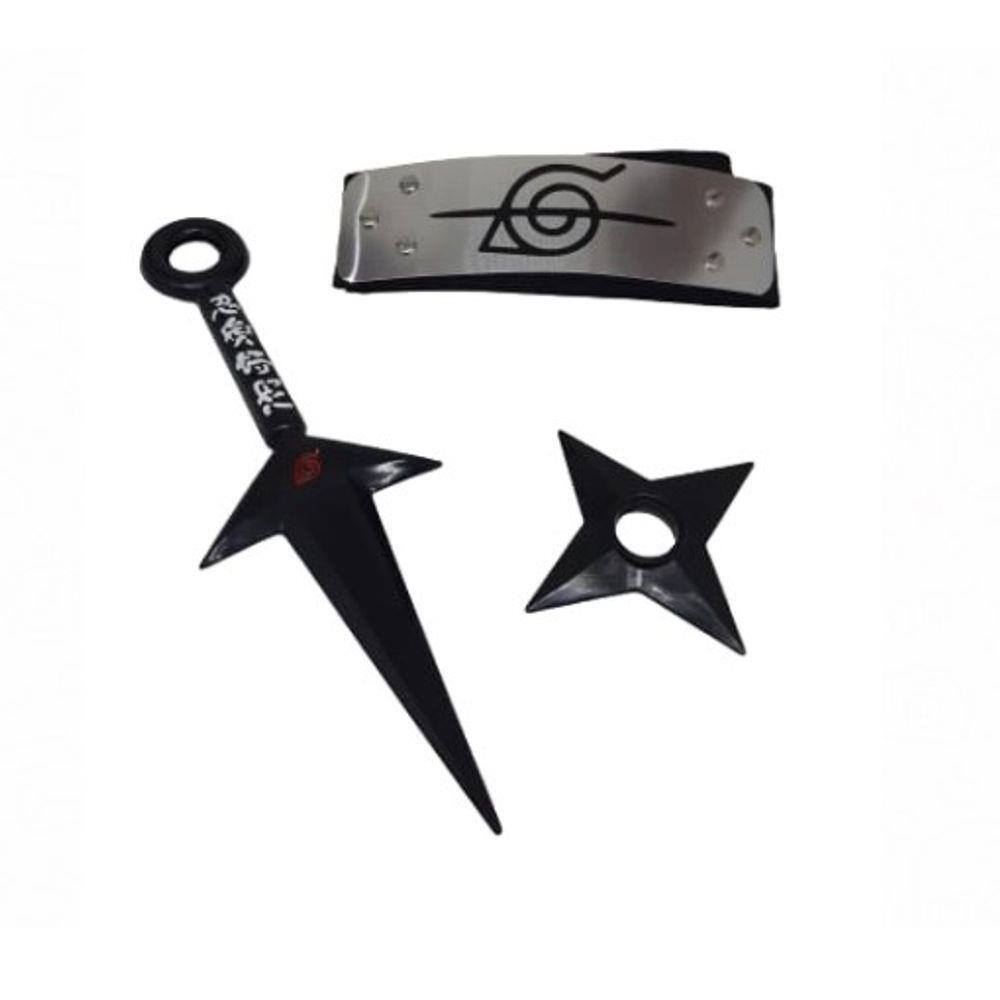 Kunai naruto e bandana junto disponivel