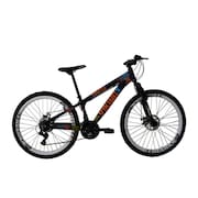 Bicicleta TUFF25 Freeride Aro 26 Verde Neon 21V VikingX no Shoptime